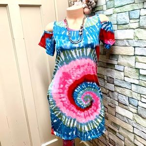 Tie Dye Mini Dress
